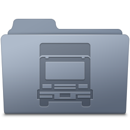 Transmit Folder Graphite Icon 256x256 png